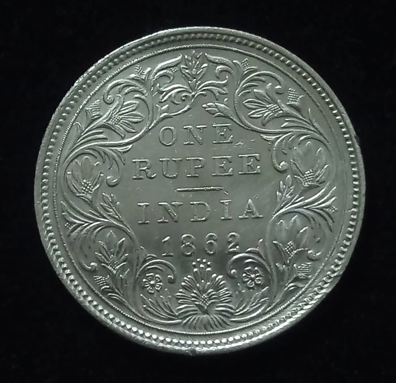 One Rupee 1862 Victoria Empress