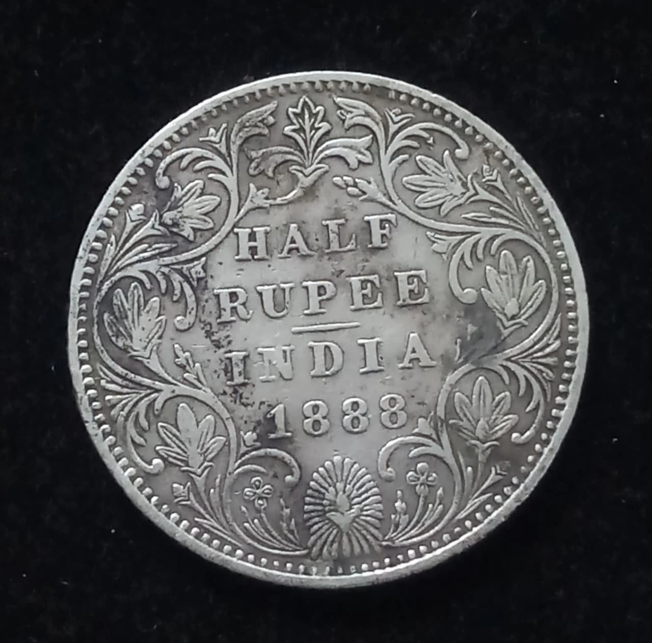 Half Rupee 1888 Victoria Empress