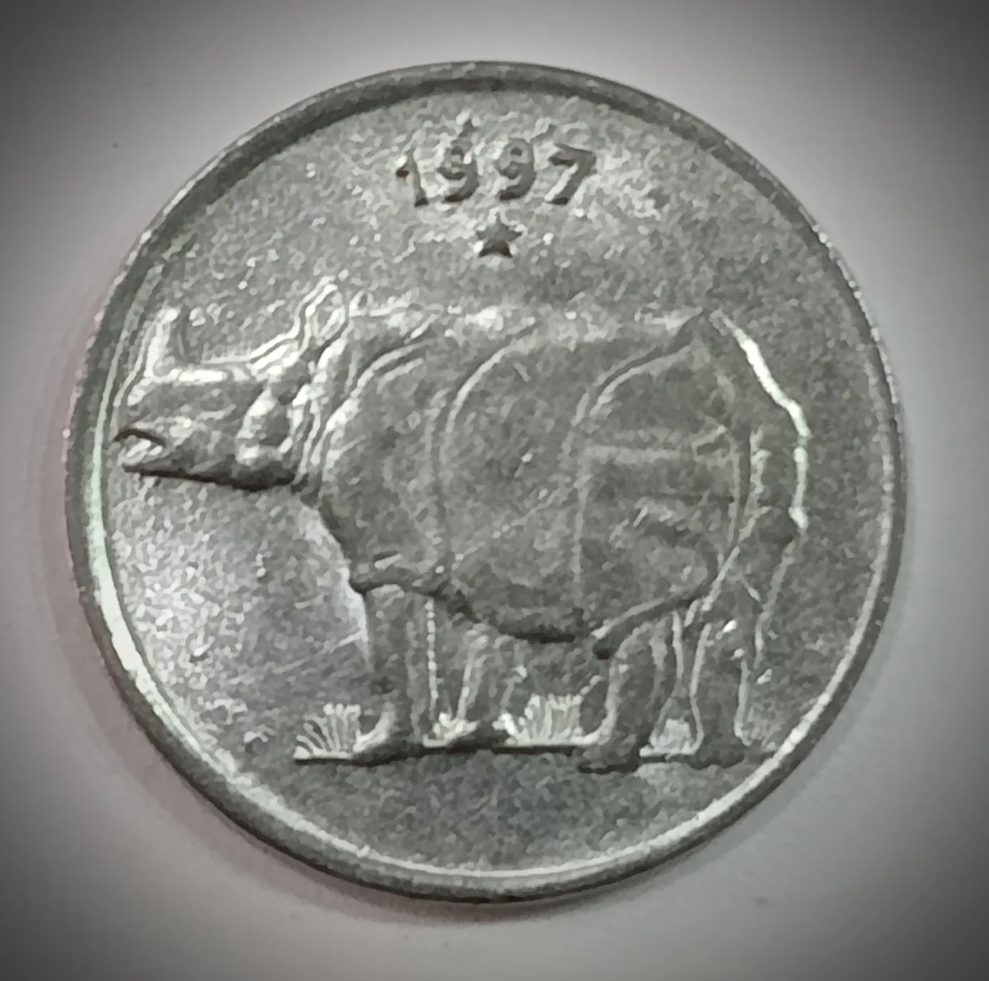 25 PAISE 1997 HYDERABAD MINT RARE COIN