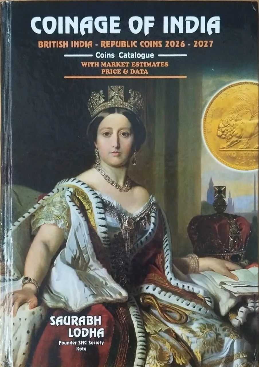 Coinage of India Book British India - Republic India 2026 by Saurabh Lodha