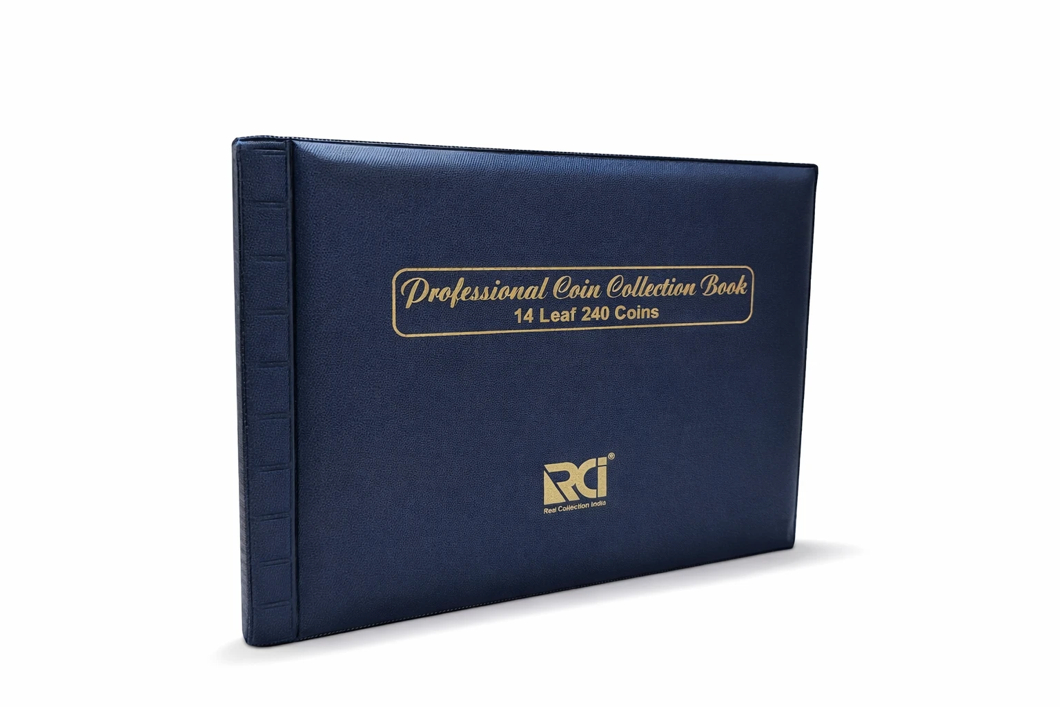 RCI 240 Pockets 14 Leaf Coin Holder Collection & Storage Album – Direct Insert Coins(Blue, Pack of 1)
