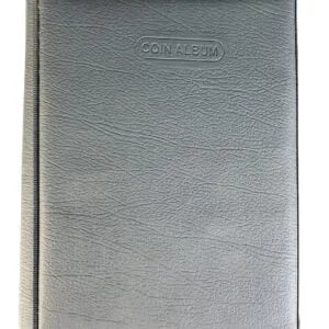 RCI Coin Album 144 Pocket Storage Holders Collection Coin Storage Album Book Grey Color