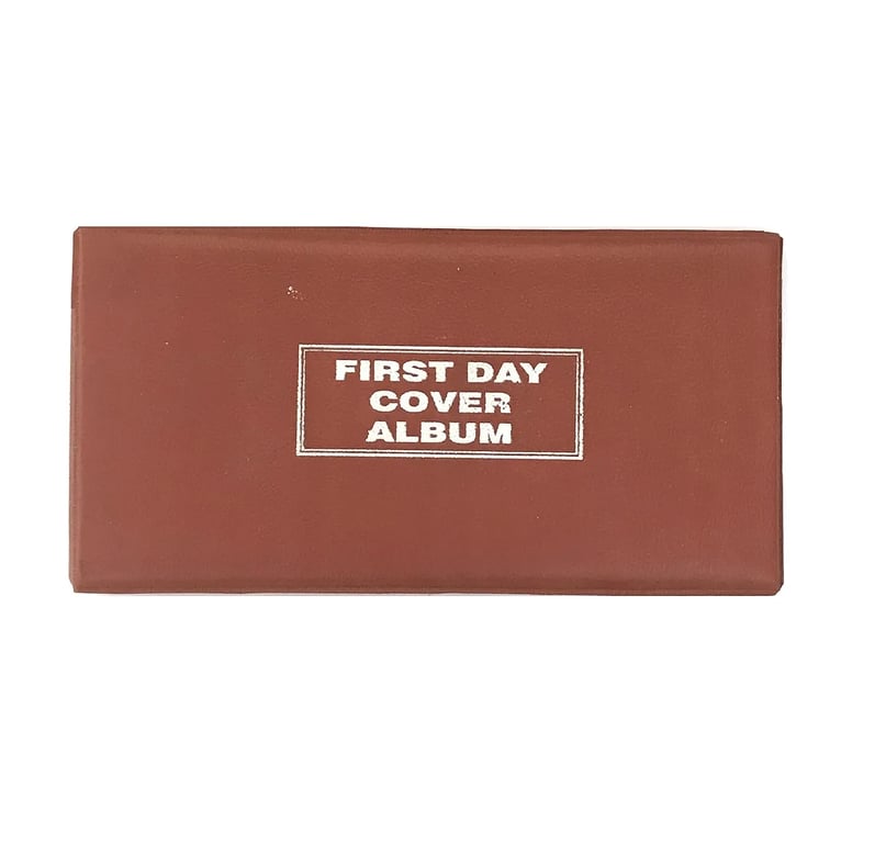 First Day Cover Album Mehroon color