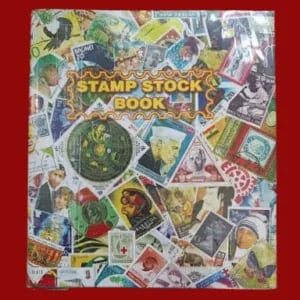 RCI Stamp Album Book with butter paper 6 Leaf 9 Pages